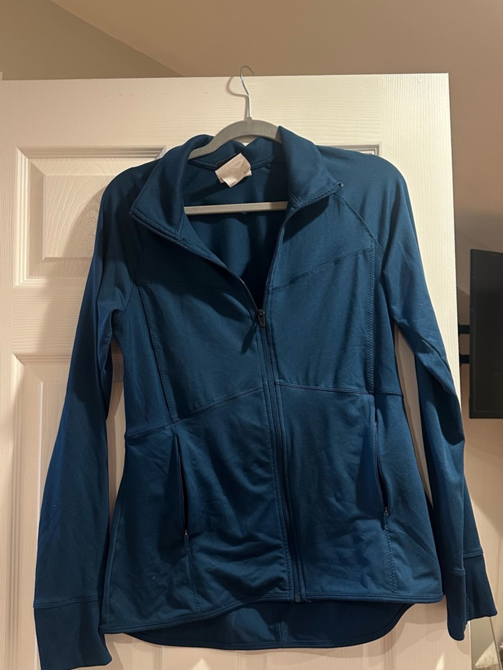 Champion Women's Full-Zip active Jacket in teal Blue